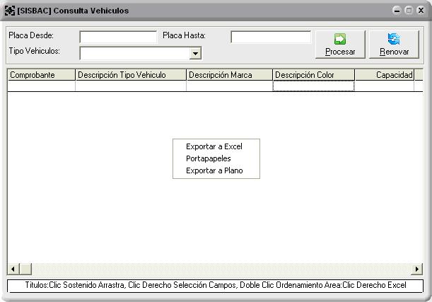 Consulta Vehículos