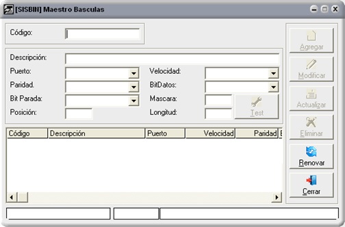 Maestro Basculas